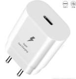 Roarx 25 W PD 3 A Wall Charger For Mobile (25W Super Fast Charging For Samsung S10/A80/A70/N10/N20/S20/S21/S22)