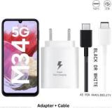 Roarx 25 W Quick Charge 3 A Wall Charger For Mobile With Detachable Cable (Compatible For Galaxy M34 5G & Other Devices, Cable Included)