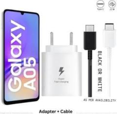 Roarx 25 W Quick Charge 3 A Wall Charger for Mobile with Detachable Cable (Superfast Charger for Samsung Galaxy A05 Charger Adapter, Cable Included)