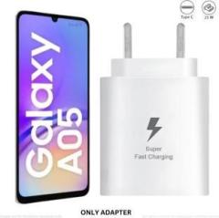 Roarx 25 W Supercharge 3 A Wall Charger for Mobile (25W Superfast Charger For Samsung Galaxy A05 Fast Charger Adapter)