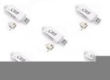 Roq Set Of 5x 3 IN 1 With Lightning + USB + Mobile Flash Drive Card Reader