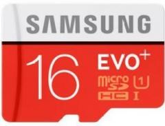 Samsung EVO+ 16 SDHC UHS Class 1 95 Memory Card (With Adapter)