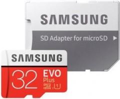 Samsung EVO+ 32 GB SDHC UHS Class 1 95 MB/s Memory Card (With Adapter)