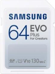 Samsung EVO Plus 64 GB SDXC Class 10 130 MB/s Memory Card