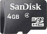 Sandisk Class 4 GB MicroSDHC Class 4 20 MB/s Memory Card