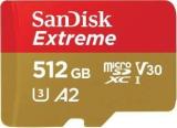 Sandisk Extreme 512 GB MicroSDXC UHS Class 3 160 Mbps Memory Card