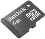 Sandisk MicroSDHC 4 GB MicroSDHC Class 4 15 MB/s Memory Card