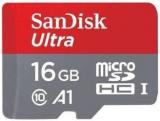 Sandisk Ultra 16 GB MicroSD Card Class 10 90 MB/s Memory Card (With Adapter)