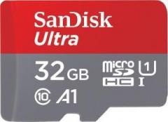 Sandisk Ultra 32 GB MicroSDHC Class 10 98 MB/s Memory Card (With Adapter)