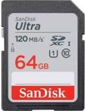 Sandisk ULTRA 64 GB SDHC UHS Class 1 120 MB/s Memory Card