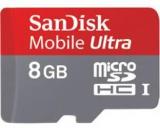 Sandisk Ultra 8 GB MicroSD Card Class 6 30 MB/s Memory Card (With Adapter)