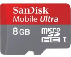 Sandisk Ultra 8 GB MicroSD Card Class 6 30 MB/s Memory Card (With Adapter)