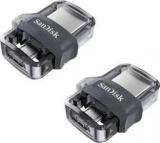 Sandisk Ultra Dual Drive Otg 3.0 Pack Of 2 64 GB Pen Drive