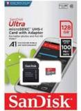 Sandisk Ultra MicroSDXC 128 GB MicroSDXC Class 10 100 MB/s Memory Card (With Adapter)