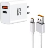 Sb 45 W SuperVOOC 3 A Wall Charger for Mobile with Detachable Cable (Cable Included)