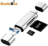 Scalebee Type C OTG Card Reader, 3 In 1 USB 3.0, MicroSD, SD, SDXC & SDHC Card All In One Card Reader