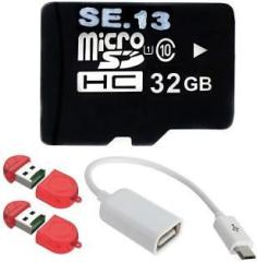 Se 13 SE.13 32 GB Memory Card With 2 Card Readers & 1 OTG Cable 32 GB MicroSD Card Class 10 120 MB/s Memory Card (With Adapter)