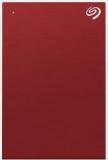 Seagate STHN1000403 Backup Plus Slim 1 TB External Hard Drive Portable HDD Red USB 3.0 For PC Laptop And Mac, 1 Year Mylio Create, 4 Months Adobe CC Photography, And 3 Year Rescue Services