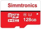 Simmtronics CLASS 10 128 GB MicroSD Card Class 10 90 MB/s Memory Card