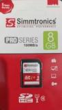 Simmtronics PRO SERIES 8 GB SD Card Class 10 100 MB/s Memory Card