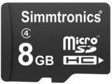 Simmtronics Ultra 8 GB MicroSD Card Class 4 70 MB/s Memory Card