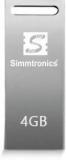 Simmtronics USB Flash Drive With Metal Body, 5 Years Warranty 4 GB Pen Drive