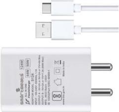 Smartbeats 124 W Supercharge 6 A Wall Charger for Mobile with Detachable Cable (Cable Included)