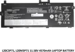 Solutions 365 20W9 Type 20W8 COMPATIBLE L20C3P71, L20M3P71 11.58V 4570mAh LAPTOP BATTERY FOR LENOVO THINKPAD X13 YOGA GEN 2 SERIES, THINKPAD X13 YOGA G2 20W8001JCK SERIES 4 Cell Laptop Battery