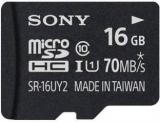 Sony 16 GB MicroSDHC Class 10 70 MB/s Memory Card (With Adapter)