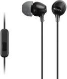 Sony MDR EX15AP_Black Wired Headset With Mic