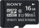 Sony SR 16UY3A/T1 16 GB MicroSD Card Class 10 90 MB/s Memory Card