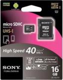 Sony Ultra 16 GB Ultra SDHC Class 10 40 MB/s Memory Card