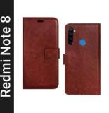 Spicesun Flip Cover For Mi Redmi Note 8 (Shock Proof, Pack Of: 1)