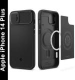 Spigen Optik Armor Magfit Back Cover For Apple IPhone 14 Plus (Shock Proof, Pack Of: 1)