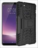 Sprik Back Cover For Vivo V7 (Balck, Rubber)