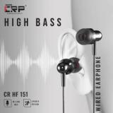 Super Crp CR HF 151 IN EAR WIRED EARPHONES HANDSFREE Wired Headset (In The Ear)