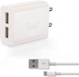 Syska WC 2.4AD WH Super Fast Charger Mobile Charger (Cable Included)