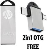 T Zed 128GB PenDrive 2in1 Otg Free 128 GB Pen Drive