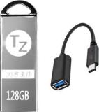 T Zed C TYPE OTG CABLE AA+ 128 GB Pen Drive