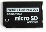 Techgear New Memory Stick Micro SD SDHC TF To MS Pro Duo Adapter Card Reader