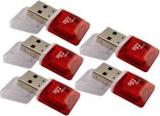 Techvik Set Of 5 Pcs Micro SD Memory Card Reader