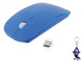 Terabyte Sleek And Comfort Blue Wireless Optical Mouse