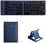 Tgk Mini Foldable Wireless Keyboard For IOS, Android And Windows Tablet, Smartphones Wireless Multi Device Keyboard