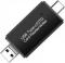 Techgear Card Reader USB 2.0 Type C Micro SD TF OTG Smart Memory Adapter Laptop Computer Card Reader