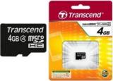 Transcend SDHC 4 GB MicroSD Card Class 4 MB/s Memory Card