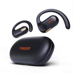 Triggr Ergobuds 1 OWS with FocalWave Tech, 48Hr Battery, Quad Mic ENC, Rapid Pair, v5.4 Bluetooth Headset (True Wireless)