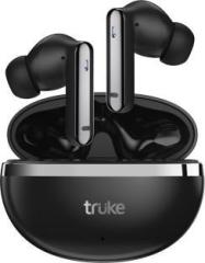 Truke Buds Q1 Lite with Quad Mic ENC, 48H Playtime, Royal Design Case, DeepBass, 5.4V Bluetooth (MidnightSilver, True Wireless)