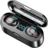 Tunifi F9 Earbuds Upto 48 Hours Playtime With ASAP Charge Bluetooth Headset (True Wireless)