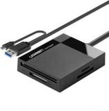 Ugreen All In One USB 3.0 Card Reader SD TF CF MS Micro SD Smart Card Reader Card Reader