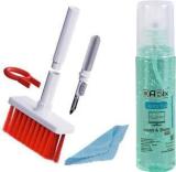 Unix Online Cleaning Kit For Computers, Laptops, Mobiles (With Cleaning Liquid, Cloth And Brush)